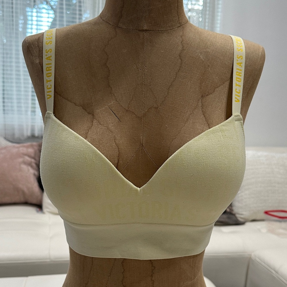Victoria's Secret Light Yellow Bralette- Size S